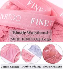 img 3 attached to FINETOO Underwear Breathable Lightweight Hipster Women's Clothing