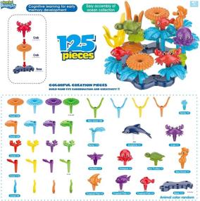 img 2 attached to 🧠 Boost Cognitive Skills with the Ultimate Stacking Toy for Toddlers: Building Toy STEM for Boys and Girls