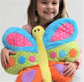 img 2 attached to Snuggle Stuffs Brilliant Butterfly Pillow