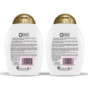 img 3 attached to 🥥 OGX Coconut Milk Nourishing Shampoo & Conditioner Set, 13 oz (packaging may vary), White