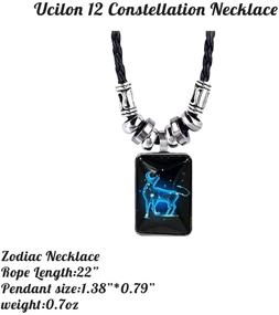 img 1 attached to 🌌 Ucilon Constellation Necklaces: Stylish Horoscope Jewelry for Girls' Necklaces & Pendants