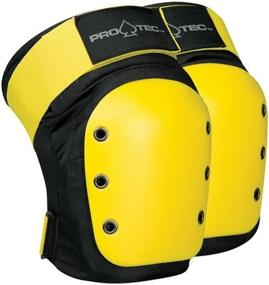 img 4 attached to Ultimate Protection with the Protec Black/Yellow Rental Knee Pad