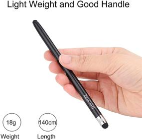 img 1 attached to Zealoire Stylus Pens for Touch Screens (2 Pack) - Sensitivity Capacitive Stylus 🖊️ with 6 Replaceable Tips for iPad, iPhone, Samsung Galaxy, and More Universal Touch Devices