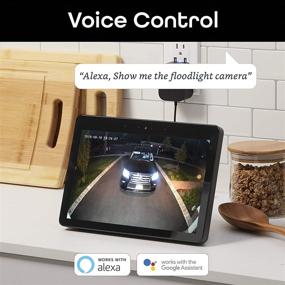 img 1 attached to 📷 Камера безопасности Geeni Sentry Smart Floodlight с Wi-Fi, двусторонней аудиосвязью, сенсорным сигнализатором движения, записью аудио и видео - совместима с Alexa и Hey Google