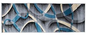 img 3 attached to Contemporary Living Room Area Rugs - Msrugs Frize Collection