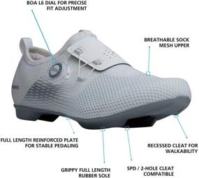 img 2 attached to Discover the Ultimate Performance with SHIMANO SH IC500 Women's Cycling Shoe - Unveiling Unmatched Comfort and Style!