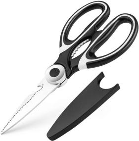 img 4 attached to Кухонные ножницы из нержавеющей стали Black