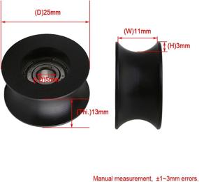 img 1 attached to CNBTR U Groove Plastic Bearing: Optimal Max Load Power Transmission Solution