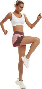 img 1 attached to 🏃 Yknktstc Quick-Dry Women's Running Shorts with Pockets - Ideal for Sports, Active Gym, and Yoga