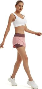 img 3 attached to 🏃 Yknktstc Quick-Dry Women's Running Shorts with Pockets - Ideal for Sports, Active Gym, and Yoga