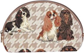 img 4 attached to Signare Tapestry Cosmetic Bag - Charles Design - COSM KGCS