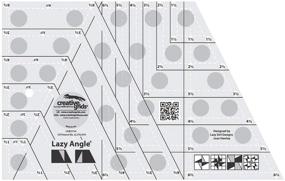 img 3 attached to 📏 Линейка для лоскутных одеял "Ленивый угол" от Creative Grids - CGR3754