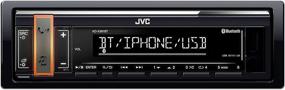 img 2 attached to 🚗 JVC KD-X361BT Premium Mechless Tuner with Bluetooth: Enhance your Car Audio with iPhone, Android, and Spotify compatibility