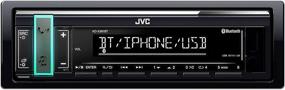 img 1 attached to 🚗 JVC KD-X361BT Premium Mechless Tuner with Bluetooth: Enhance your Car Audio with iPhone, Android, and Spotify compatibility