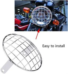 img 3 attached to Acouto Motorcycle Headlight Universal Protector Lights & Lighting Accessories