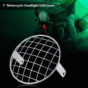 img 1 attached to Acouto Motorcycle Headlight Universal Protector Lights & Lighting Accessories