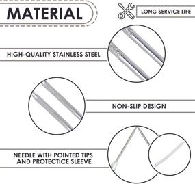 img 2 attached to 🔧 Enhance Your Pottery Skills with 4 Pieces Clay Needle Tools - Ceramic Detail Tools for Sculpting, Carving, Scraping, and Modeling