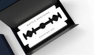 100 count double edge safety razor blades - battle brothers logo