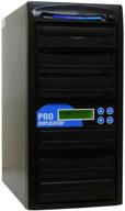 📀 efficient produplicator 1 to 5 24x burner cd dvd duplicator - fast standalone copier duplication tower logo