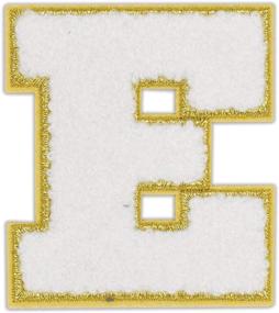 img 3 attached to Iscream Embroidered Chenille Alphabet Adhesive Sewing for Trim & Embellishments