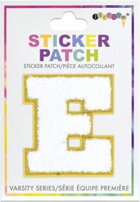 img 2 attached to Iscream Embroidered Chenille Alphabet Adhesive Sewing for Trim & Embellishments