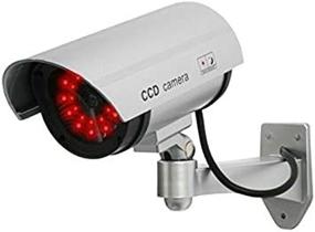 img 3 attached to 📷 UDC4silver UniquExceptional Fake Security Camera - Silver, with 30 Illuminating LEDs