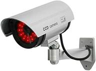 📷 udc4silver uniquexceptional fake security camera - silver, with 30 illuminating leds logo
