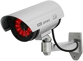 img 4 attached to 📷 UDC4silver UniquExceptional Fake Security Camera - Silver, with 30 Illuminating LEDs