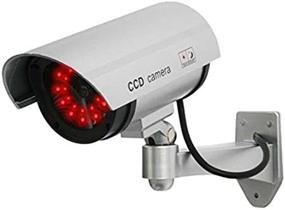 img 2 attached to 📷 UDC4silver UniquExceptional Fake Security Camera - Silver, with 30 Illuminating LEDs
