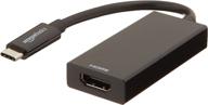 высокопроизводительный кабель-адаптер amazon basics usb 3.1 type-c к hdmi - черный логотип