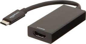 img 4 attached to High Performance Amazon Basics USB 3.1 Type-C to HDMI Adapter Cable - Black