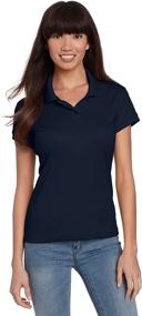 img 2 attached to Classic and Comfortable: Juniors' 👕 Short-Sleeve Fitted Polo Shirt for Classroom
