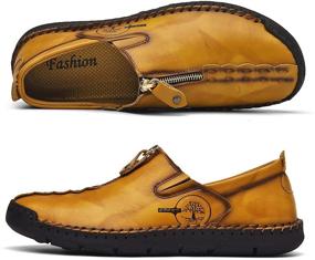 img 3 attached to Shaire Casual Loafers Breathable Comfortable Men's Shoes and Loafers & Slip-Ons