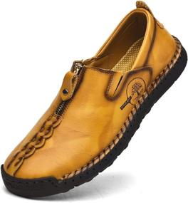 img 4 attached to Shaire Casual Loafers Breathable Comfortable Men's Shoes and Loafers & Slip-Ons