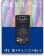 🎨 fabriano studio watercolor pad, 11 x 14, cold press, white - enhanced for seo logo