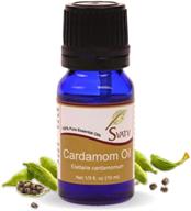 🌿 svatv cardamom essential oil - therapeutic grade aromatherapy oil | fragrance oil for diffuser, yoga, massage &amp; diy personal care | 10ml logo