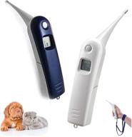 aurynns fast digital pet thermometer for dogs, cats, horse, cattle, pigs, birds, sheep - c/f switchable veterinary thermometer logo