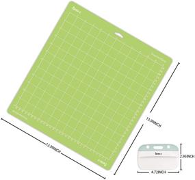 img 3 attached to 🔪 Cricut Cutting Mat Set (12"×12" 3 Pack) with Standardgrip and XL Scraper - Premium Replacement Accessories for Cricut Explore One/Air/Air 2/Maker- Ideal for Vinyl Craft Projects