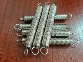 img 1 attached to 67Mmx10Mmx1 1Mm Stainless Tension Spring Silver