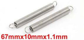 img 3 attached to 67Mmx10Mmx1 1Mm Stainless Tension Spring Silver