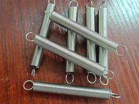 img 2 attached to 67Mmx10Mmx1 1Mm Stainless Tension Spring Silver