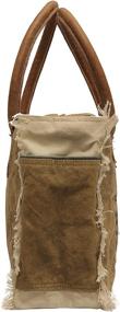 img 2 attached to 👜 Hand-Crafted Women's Crossbody Handbags, Wallets, and Totes from Upcycled Cowhide Leather