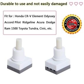 img 2 attached to 🔌 Durable Dome Lamp Switch Compatible with Various Vehicles - CR-V Odyssey Accord Pilot Ridgeline Dodge Ram 1500 | Replace 34404-SDA-A21 34404-SDA-A22D3 | Free Bulbs Included | Upgraded Version