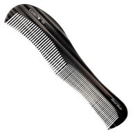 гребень для укладки и украшения волос giorgio g65 classic dresser contour comb: для средних и толстых волос, сборный наставной курс, черный гребень для парикмахерских работ, пилочного метода создания среза, ручной изготовки и ручной полировки. логотип