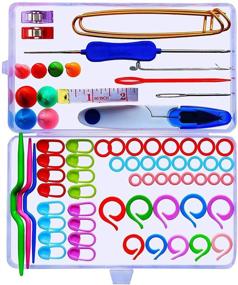 img 4 attached to 🧶 Knitting Kit with Essential Knitting Accessories, Supplies & Tools, including Cable Needles for Knitting Projects