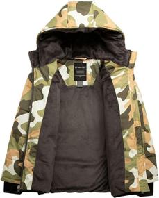 img 2 attached to 🧥 Stay Warm and Dry: Wantdo Boy's Waterproof Hooded Puffer Coat for Winter with Thicken Insulation - Perfect Outerwear!