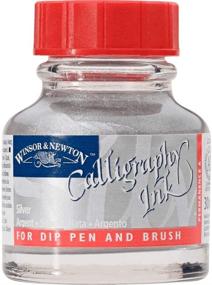 img 4 attached to Winsor Newton Calligraphy 30Ml Bottle Silver
