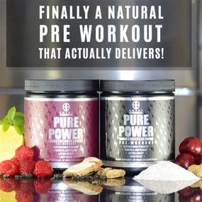 img 1 attached to 💪 PURE POWER: All Natural Pre Workout Supplement for Weight Loss & Energy - Raspberry Lemonade Flavor