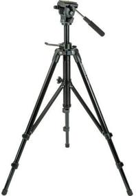 img 4 attached to 📷 Enhanced VT-400 Aluminum Tripod System with Advanced 2-Way Fluid Pan Head
