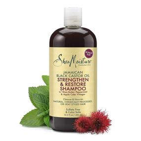 img 3 attached to SheaMoisture Jamaican Black Castor Shampoo